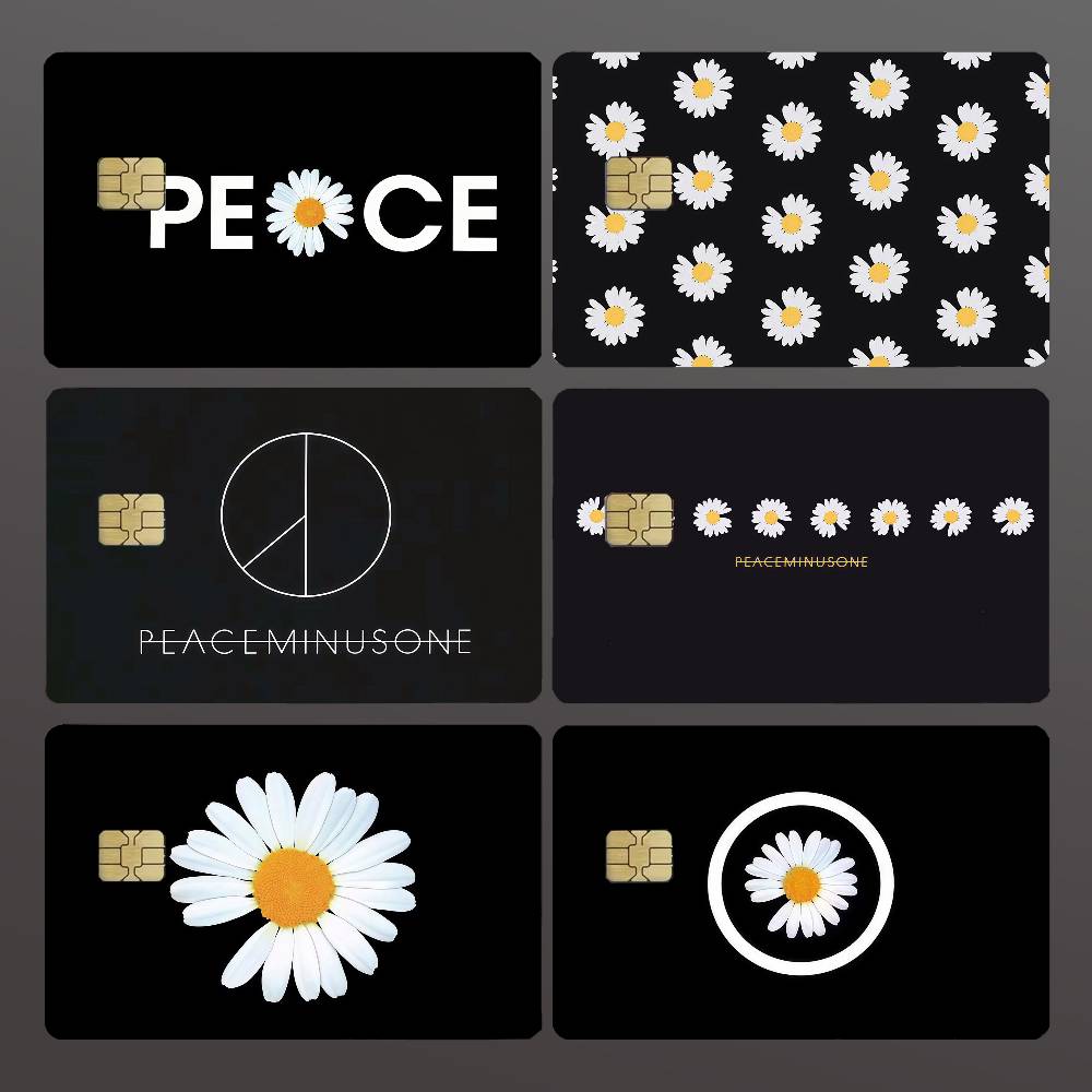 Peat Pellet Tray - Fashion Art P-PeaceminusoneS Coole Kreditkarten-Skin-Cover-Aufkleber 4