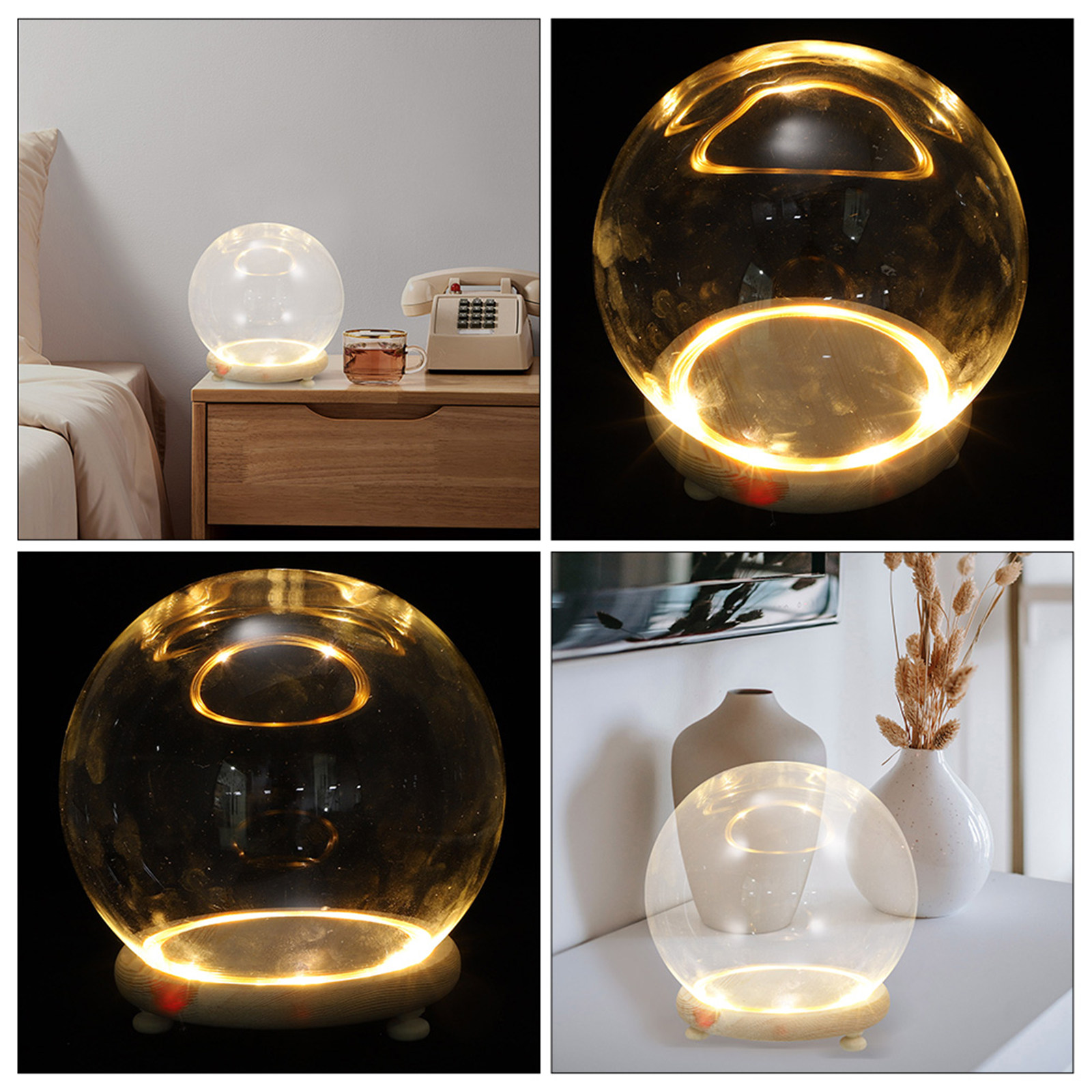 Glasabdeckung mit Holzsockel,  – Plastic Dome Clear Bewertung und Preis